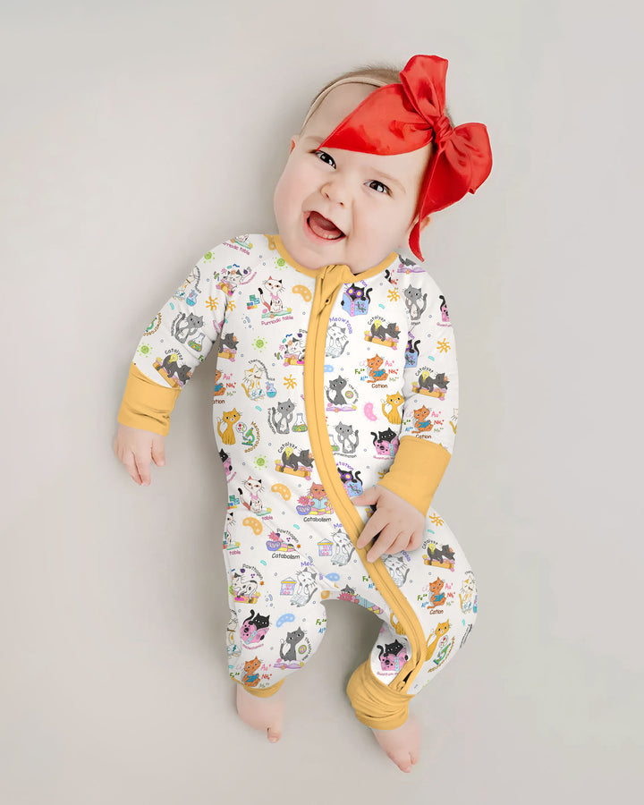 Funny Cat Love Scientist Bamboo Convertible Zippy