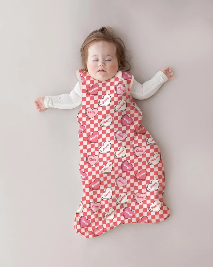 Valentine in Hearts Bamboo Sleep Bag