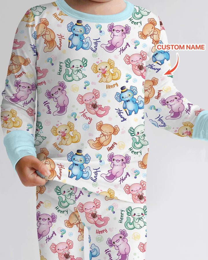 I Axololt Questions Bamboo Two Piece Long Sleeve Pajama Set