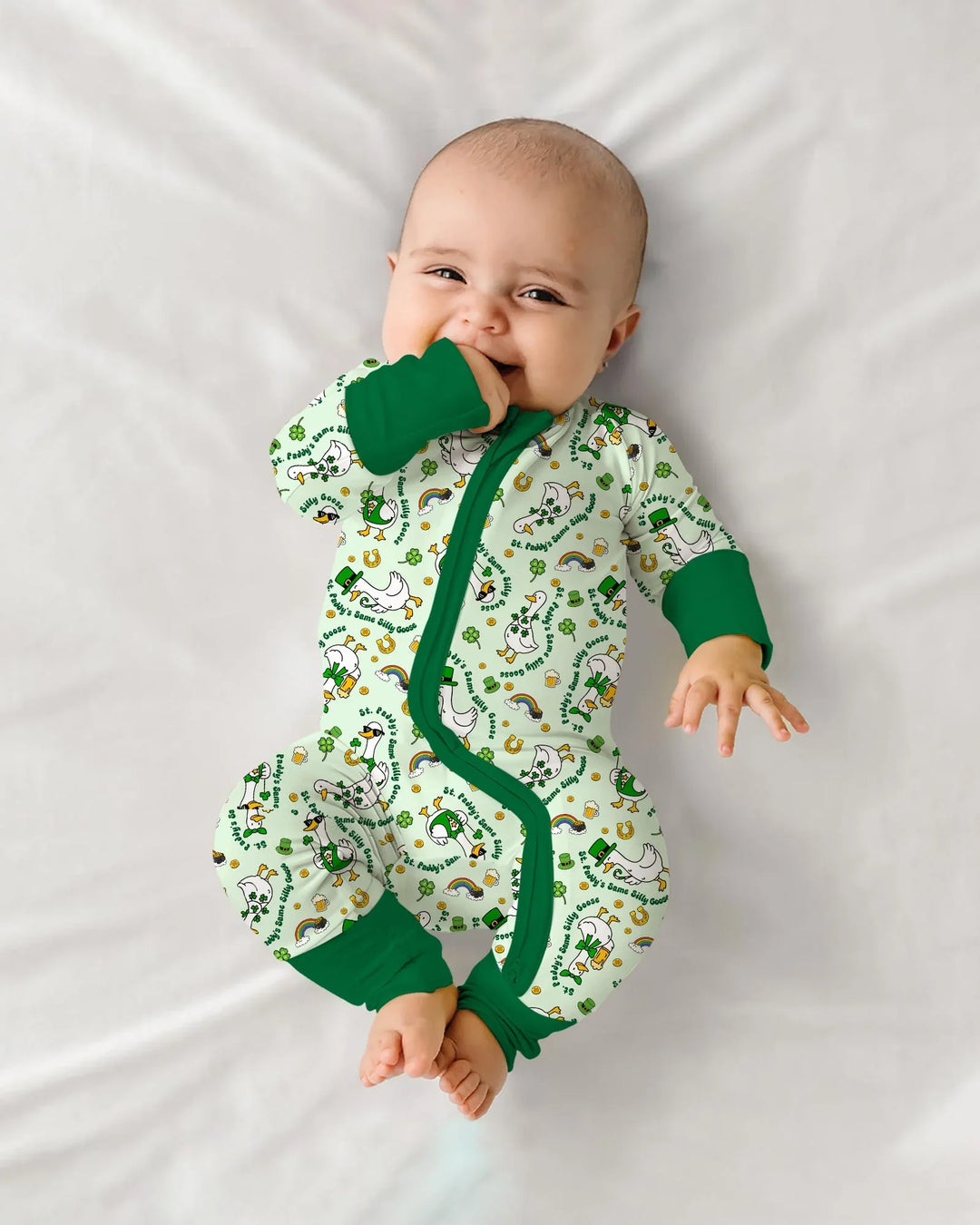 St. Patrick's Day Silly Goose Bamboo Convertible Zippy