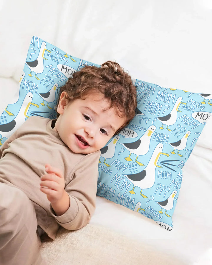 Funny Seagull MOM Bamboo Pillow Case