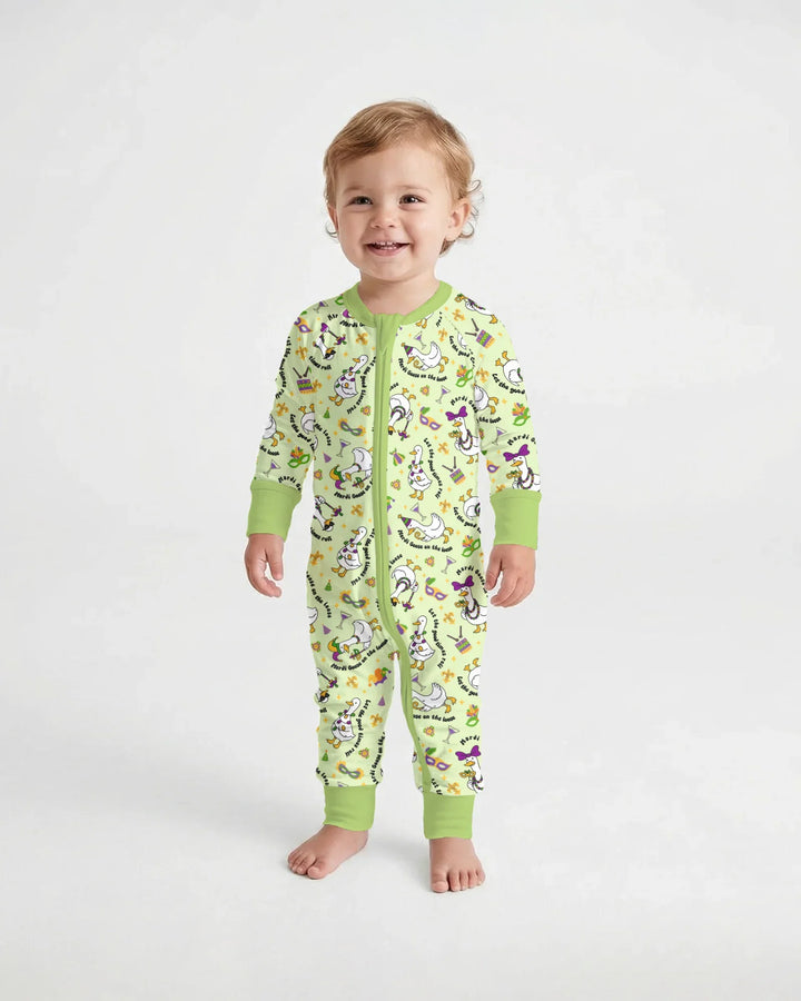 Mardi Gras Silly Goose Bamboo Convertible Zippy