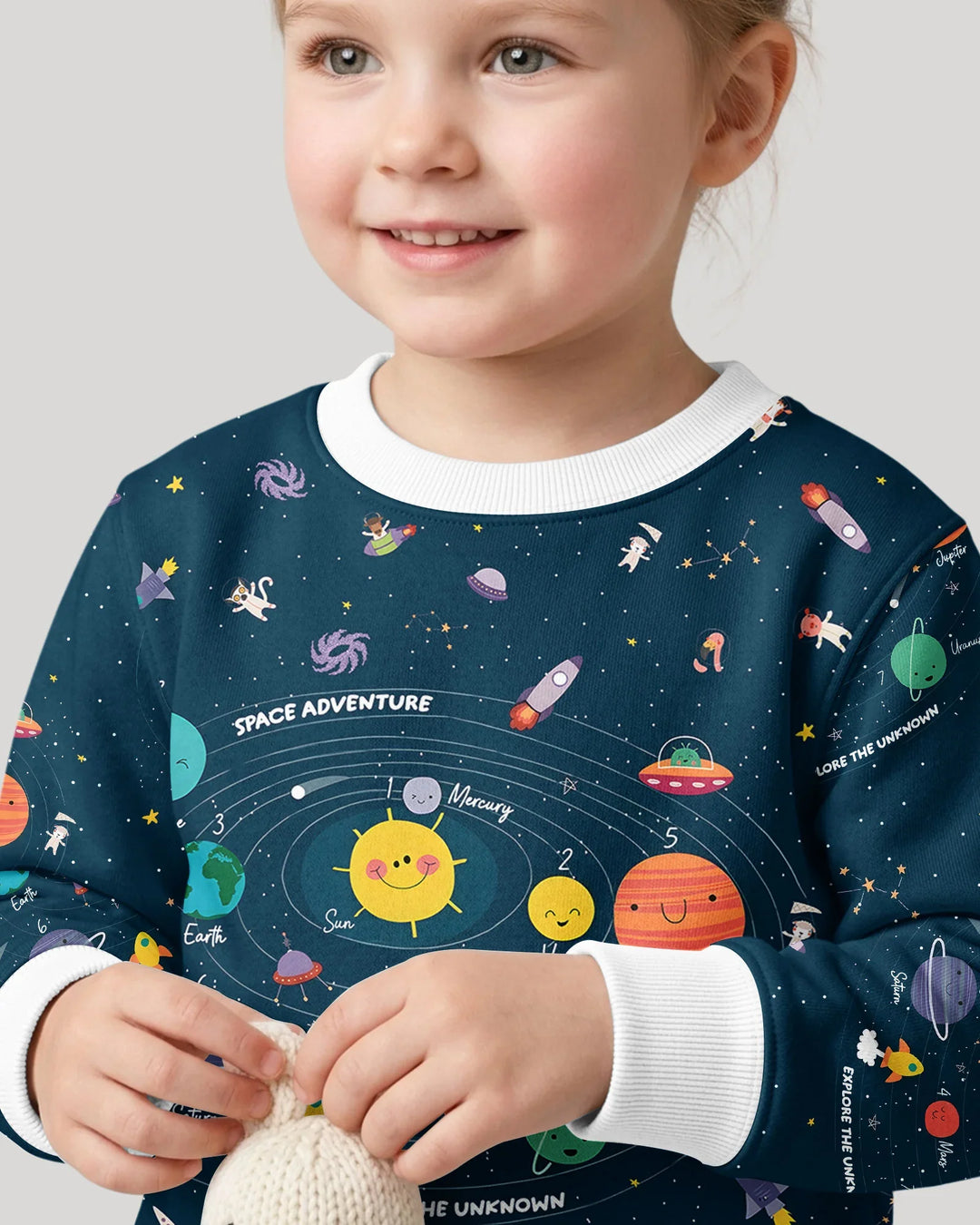 Solar System Explorers Bamboo Crewneck Sweatshirt