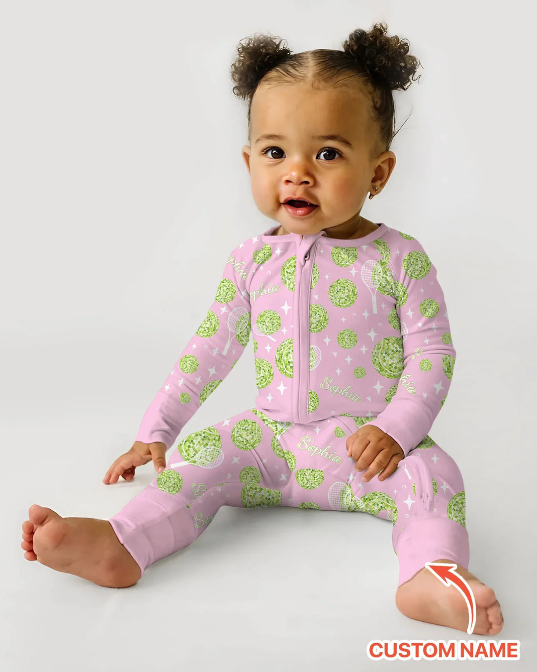 Tennis Disco Girl Party Matching Bamboo Convertible Zippy