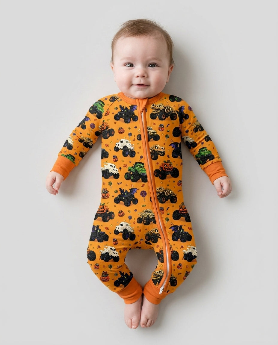 Spooky Monster Truck Bamboo Convertible Zippy