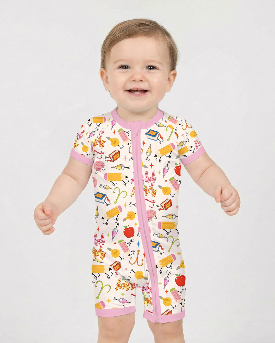 Hooked on Learning Bamboo Shorty Zippy