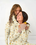 Sweat Yellow Mama Bear Women Pajama Set