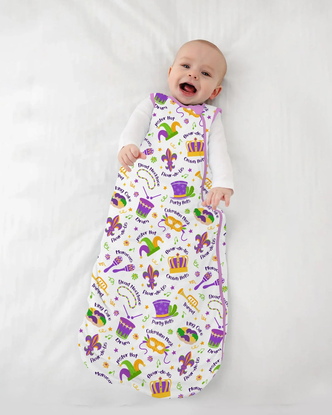 Mardi Gras Family Matching Bamboo Sleep Bag