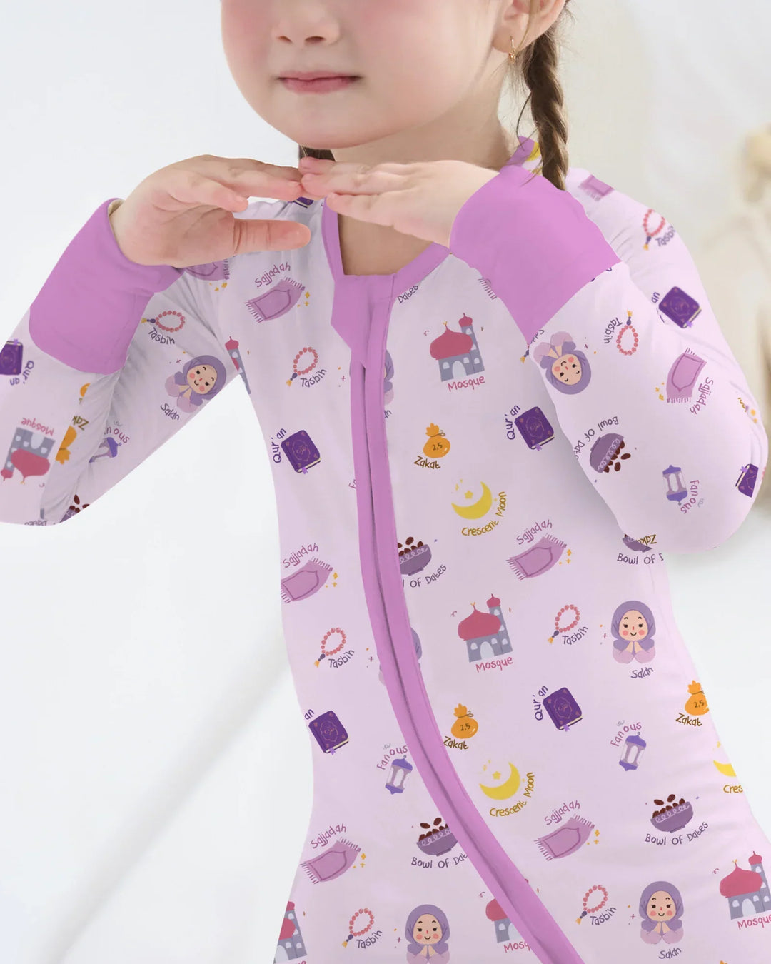 Cute Ramadhan Mubarak Bamboo Convertible Zippy