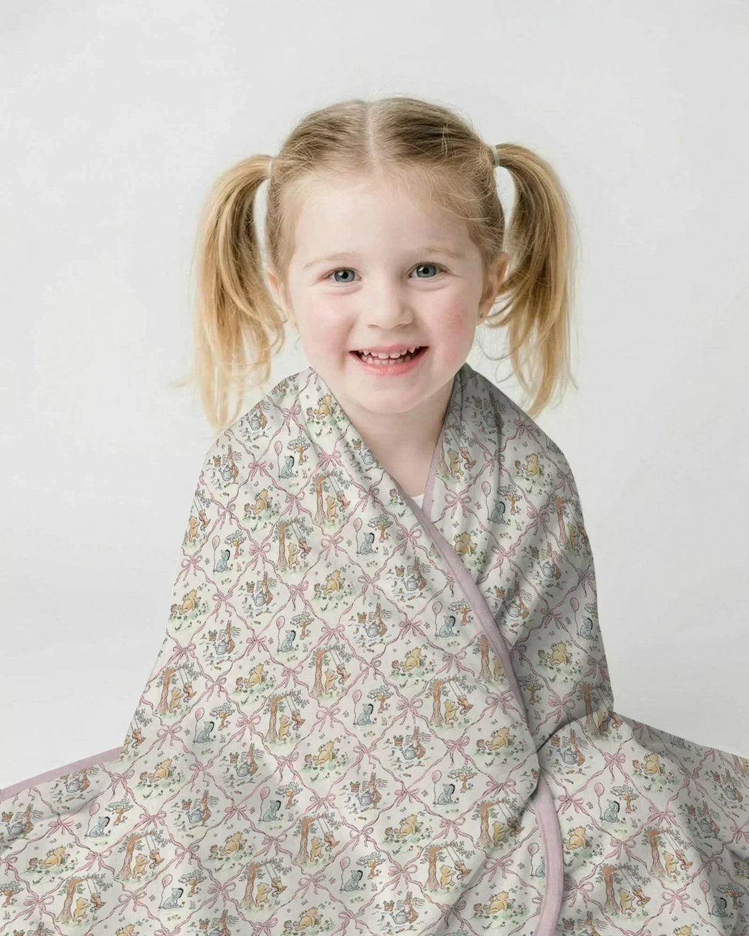 Spring Meadow Friends Bamboo Blanket