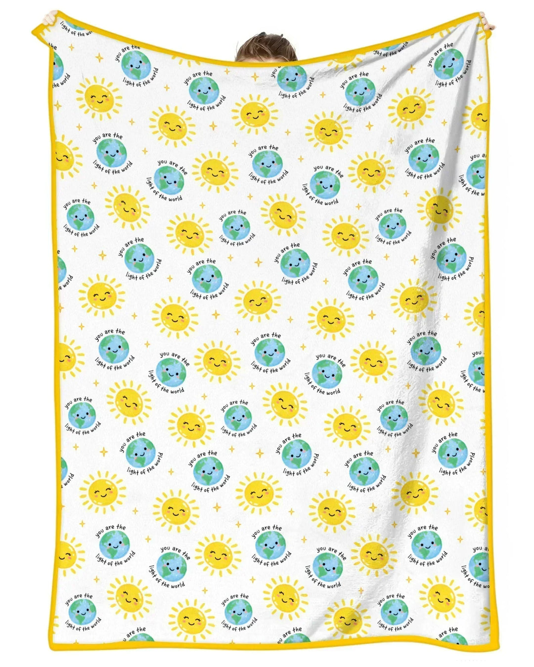 Matthew 5:14 Light of the World Bamboo Blanket