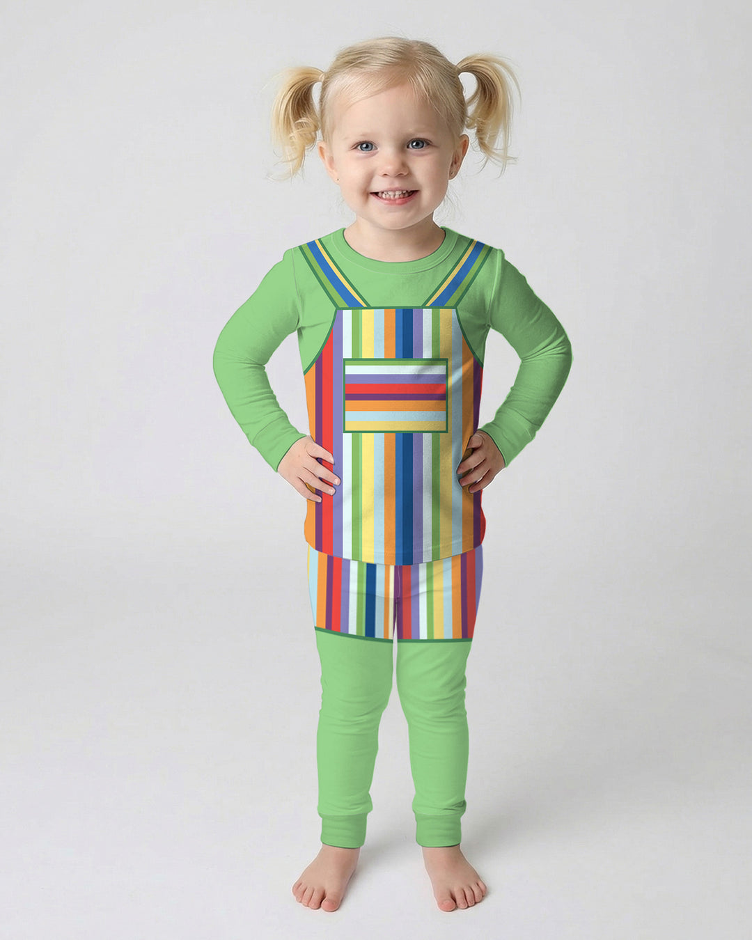 Template Bamboo Two Piece Long Sleeve Pyjamas Set