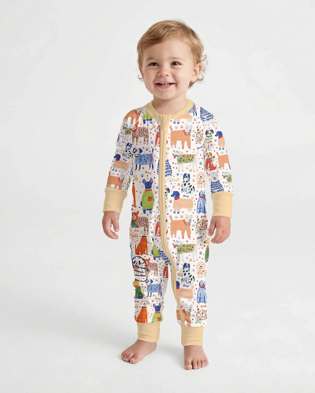 Whimsical Puppy Bamboo Convertible Zippy