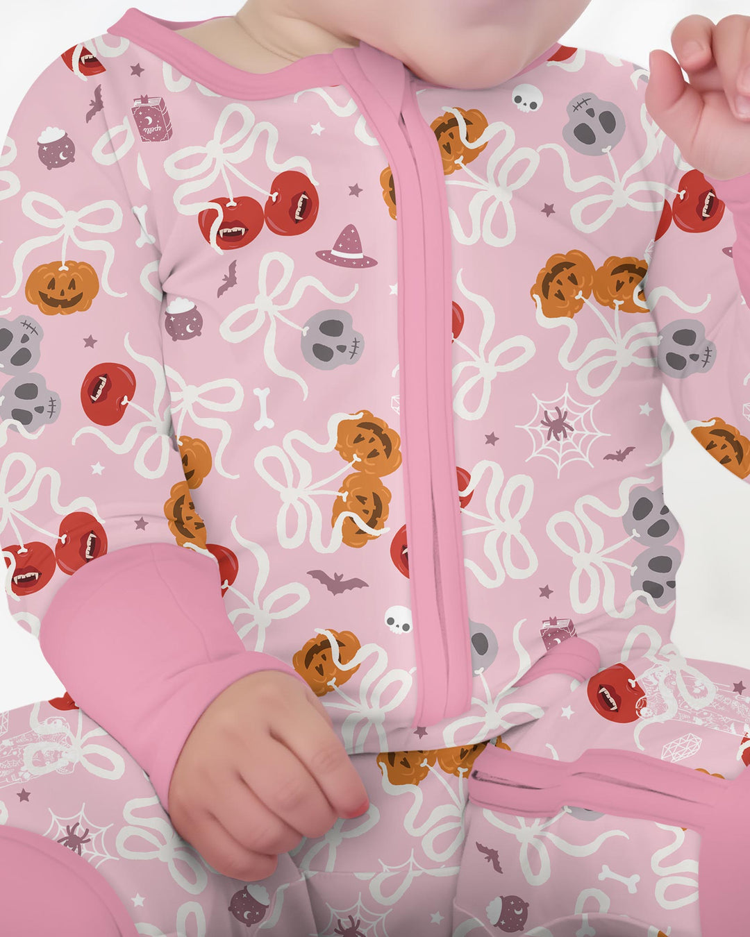 Spooky Halloween Cherry Matching Bamboo Convertible Zippy