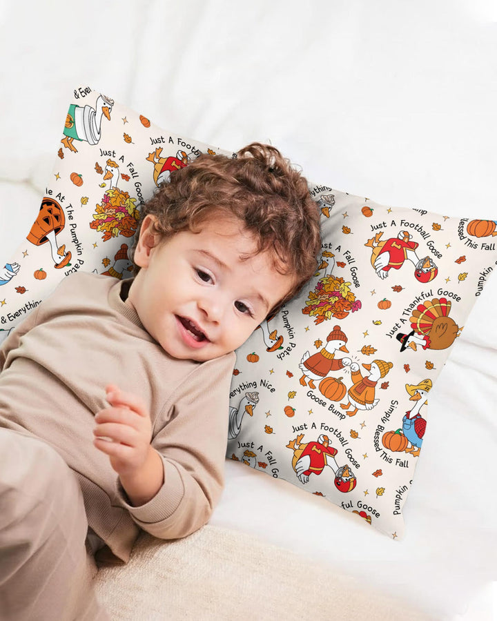 Just A Fall Goose Family Matching Bamboo Pillow Case