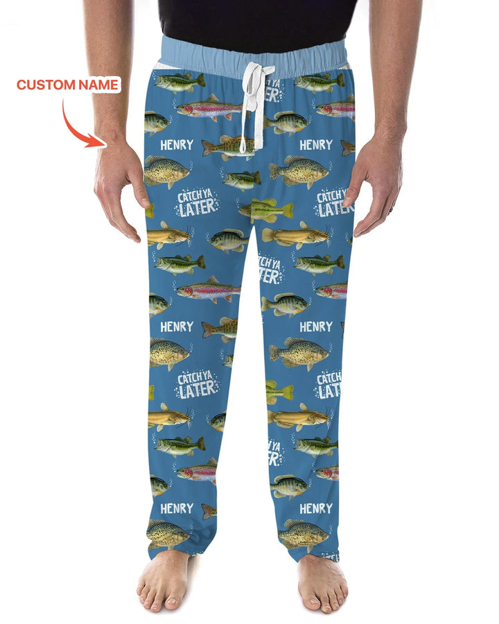 Catch Ya Later Matching Daddy & Me Bamboo Men's Pajama Set