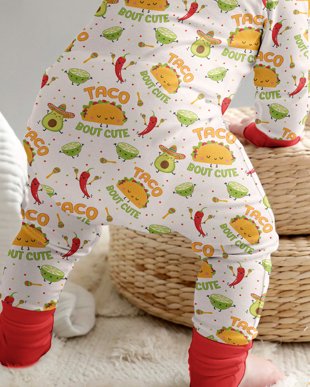Funny Taco Bamboo Convertible Zippy