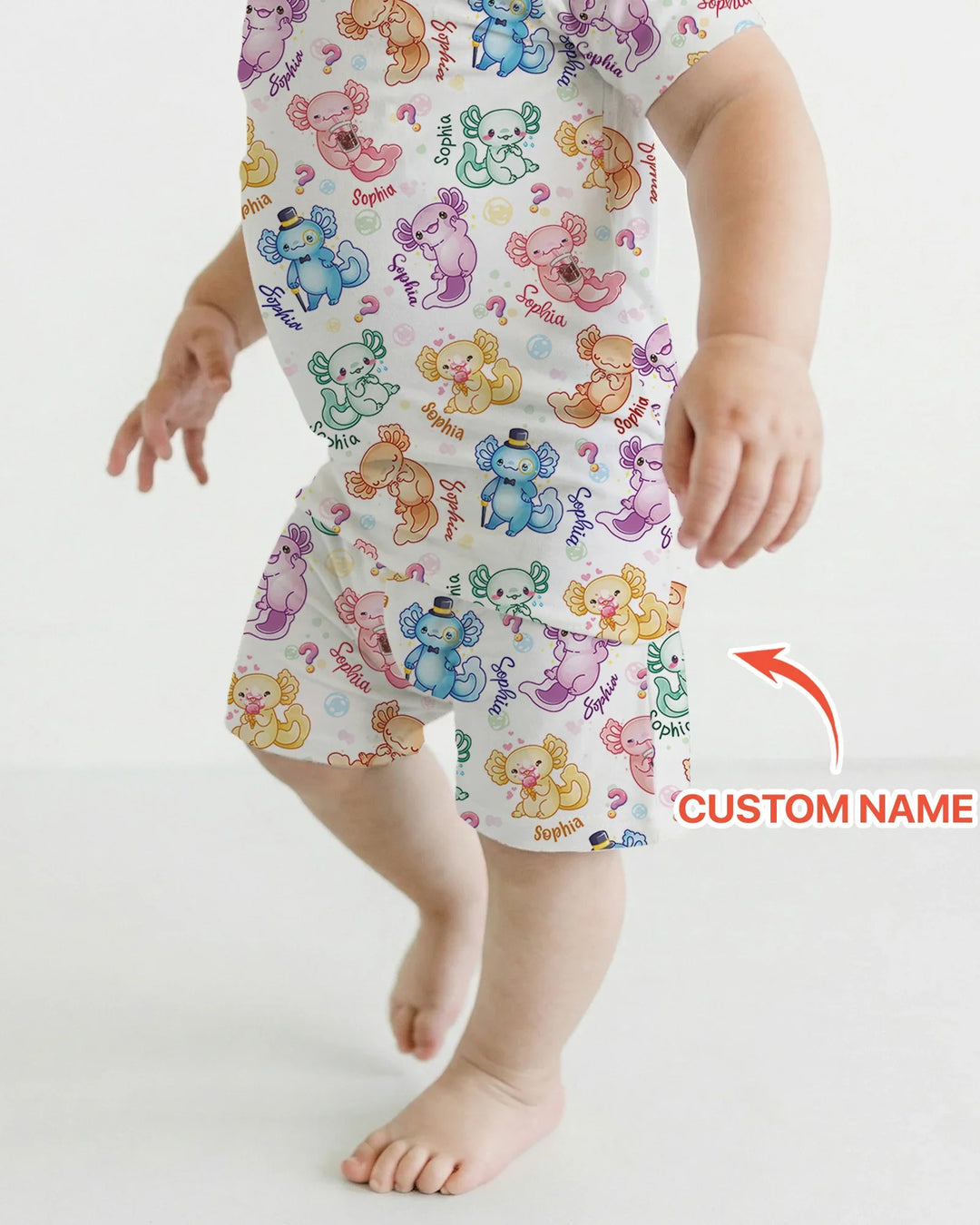 I Axololt Questions Bamboo Two Piece Short Sleeve Short Pajama Set
