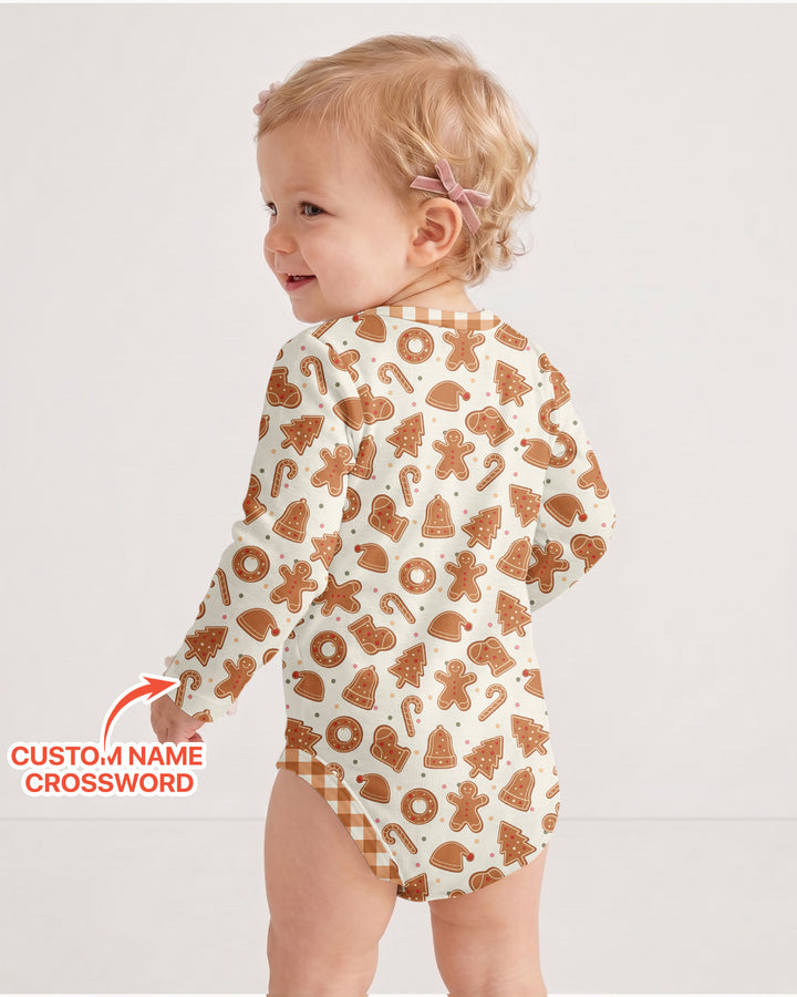 Custom Crossword Cookie Crew Bamboo Bodysuit