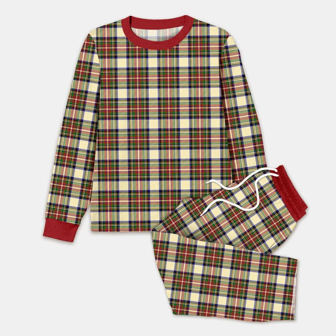 Cozy Evergreen Plaid Bamboo Men's Pajama Set