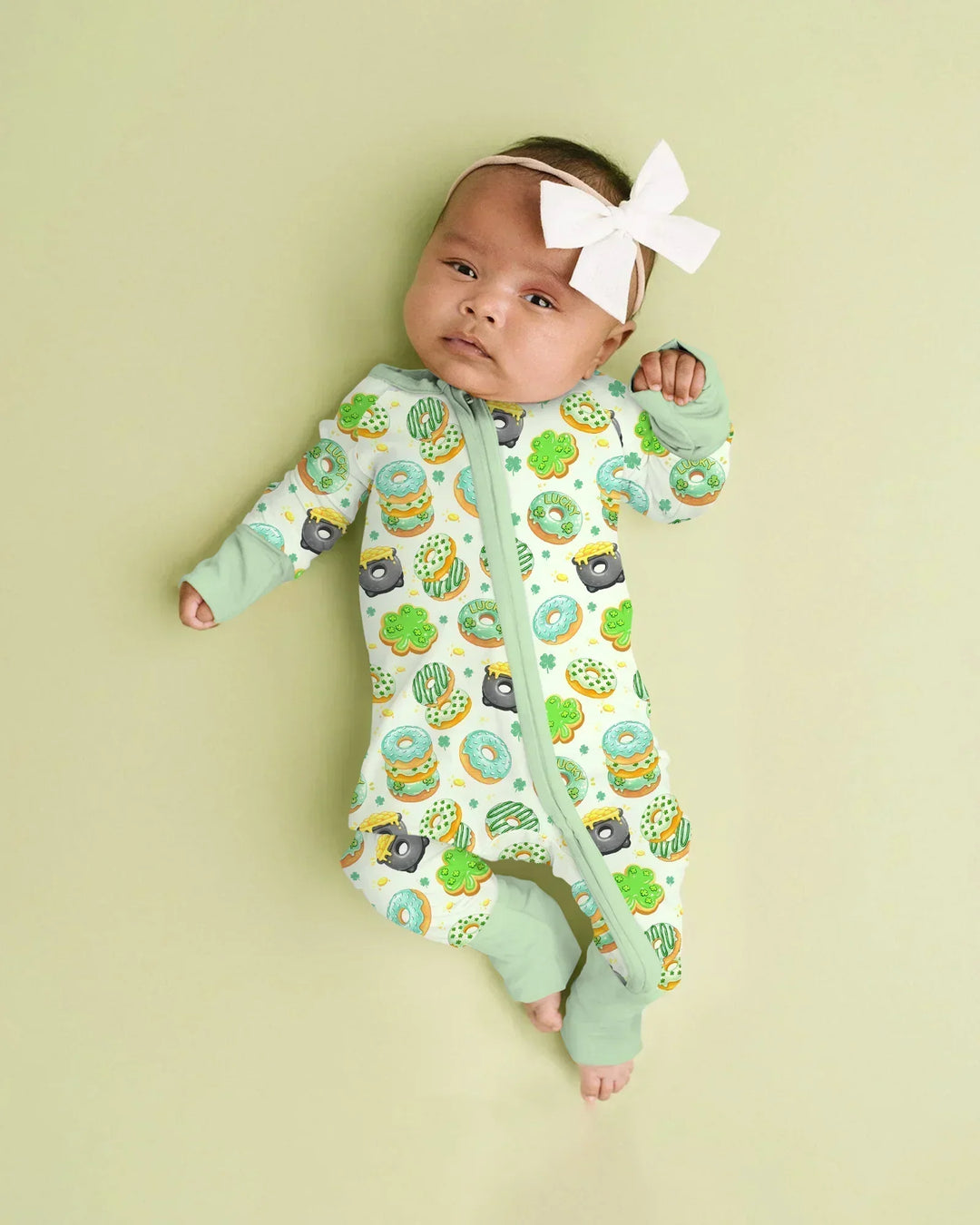 St. Patrick's Day Donut Bamboo Convertible Zippy
