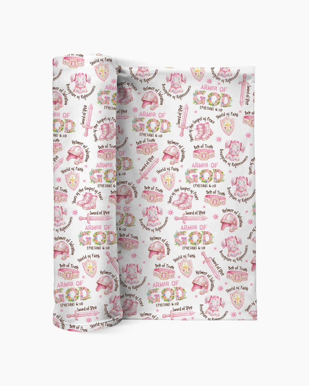 Put On The Full Armor Of God swaddle blanket