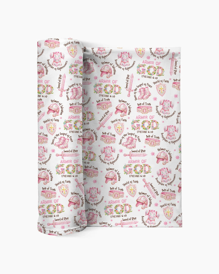 Put On The Full Armor Of God swaddle blanket