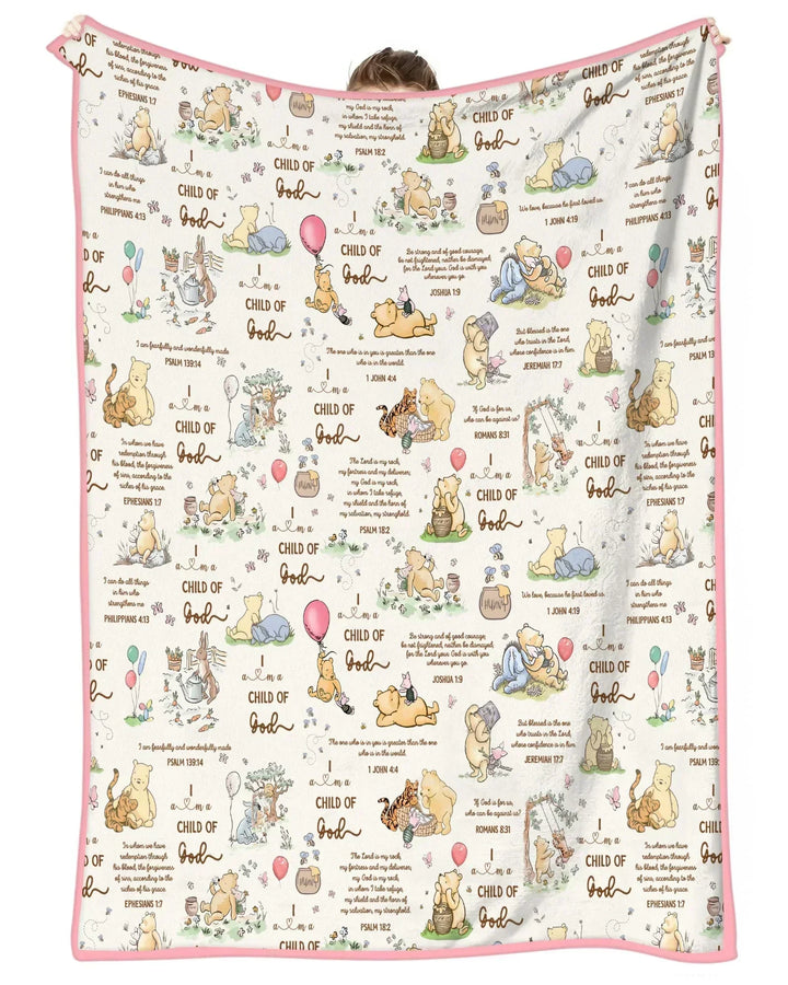Child of God Whimsy Woodland Bamboo Blanket