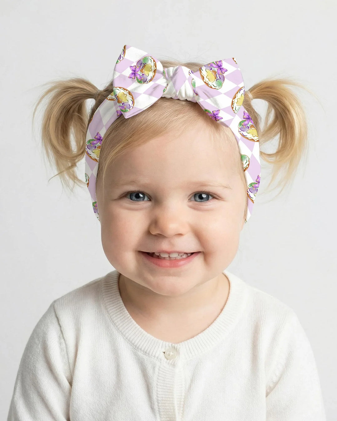 Mardi Gras Donut Headband