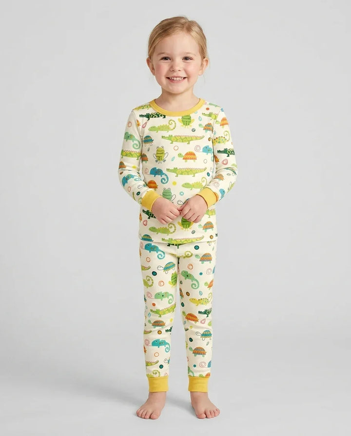 Swamp Buddies Bamboo Two Piece Long Sleeve Pajama Set
