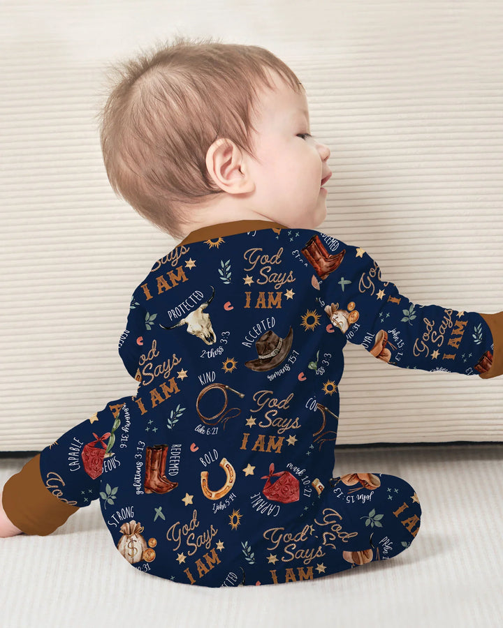 God Says I Am Western Faith Bamboo Convertible Zippy