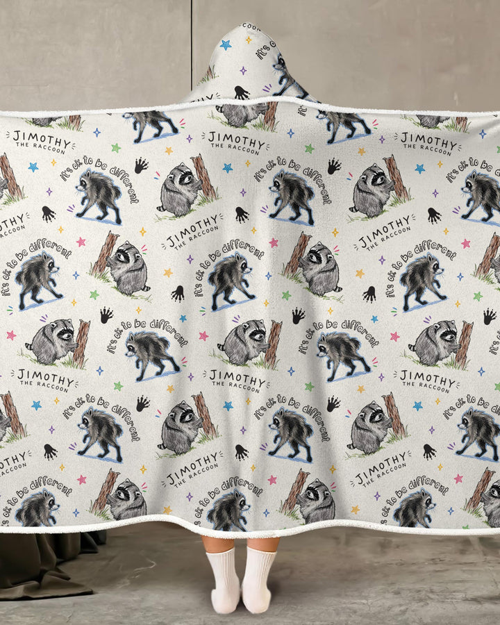 It's Okay to be Jimothy Bamboo Wearable Hooded Blanket