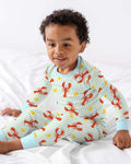 Crawfish Pinch Bamboo Two Piece Long Sleeve Pajama Set