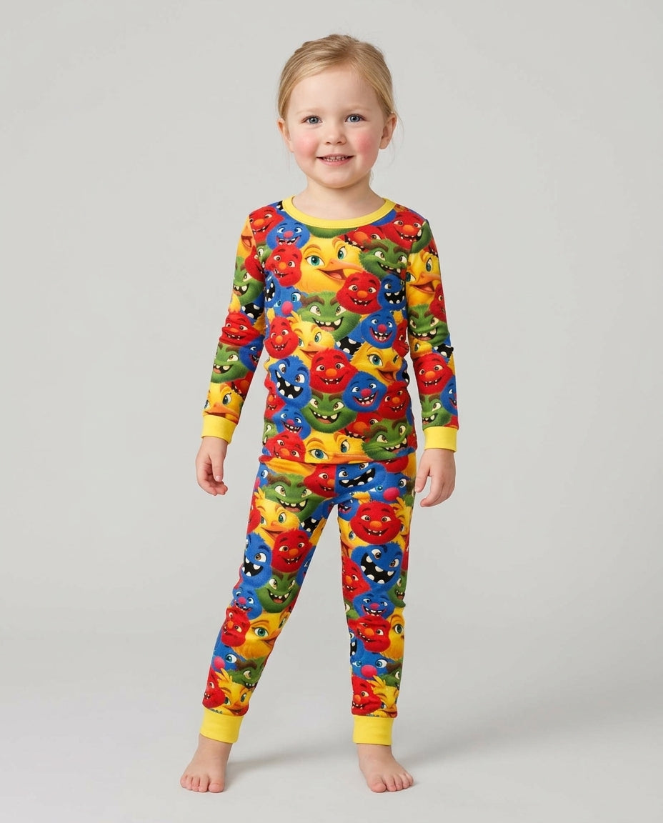 Let Have Some Fun Bamboo Two Piece Long Sleeve Pajama Set