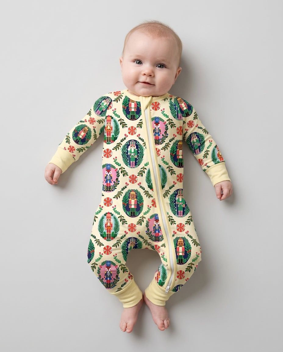 Whimsical Nutcracker Bamboo Convertible Zippy
