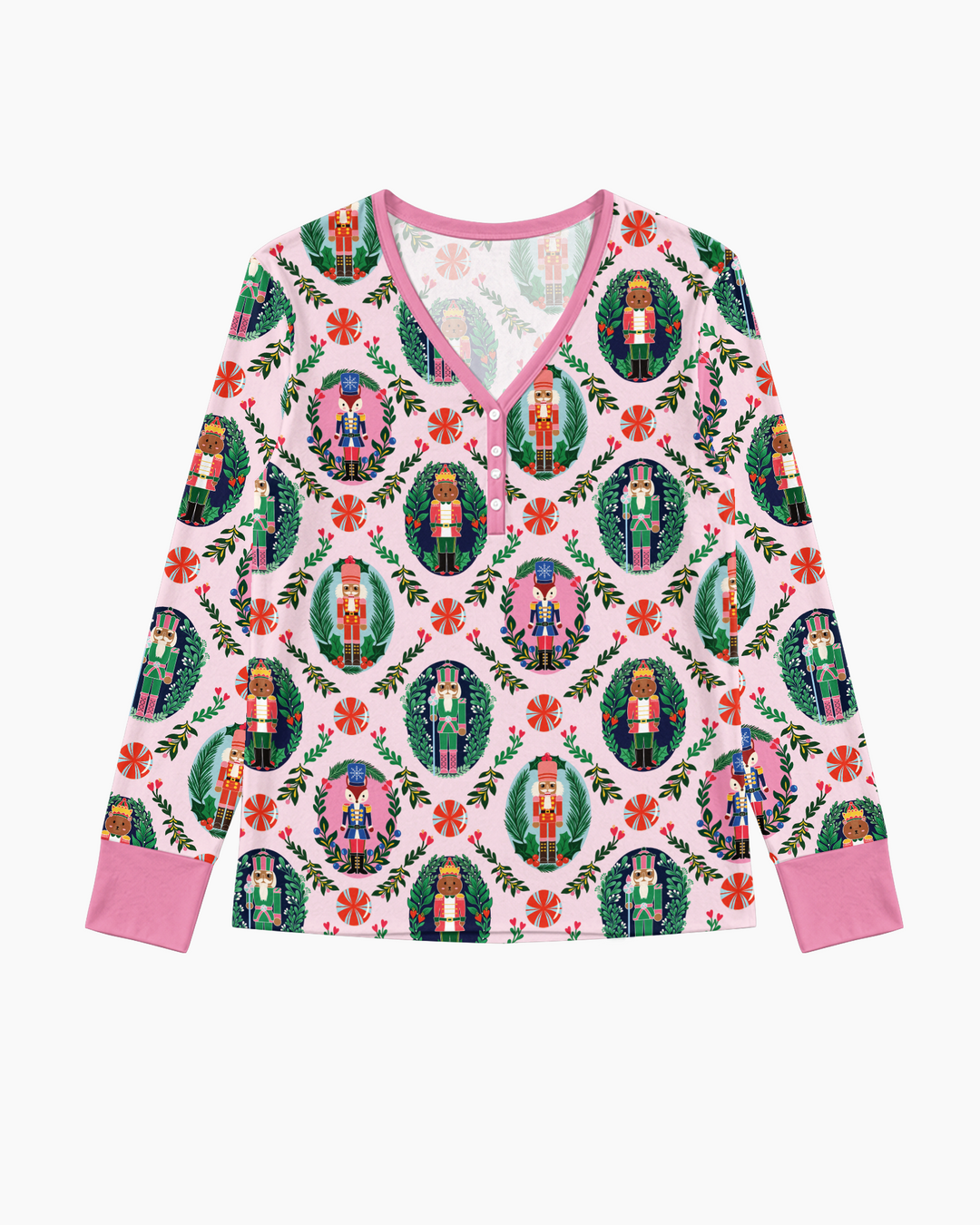 Whimsical Nutcracker Bamboo Women Pajama Set