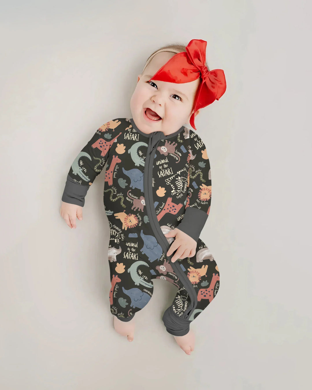 Funny African Animals Bamboo Convertible Zippy