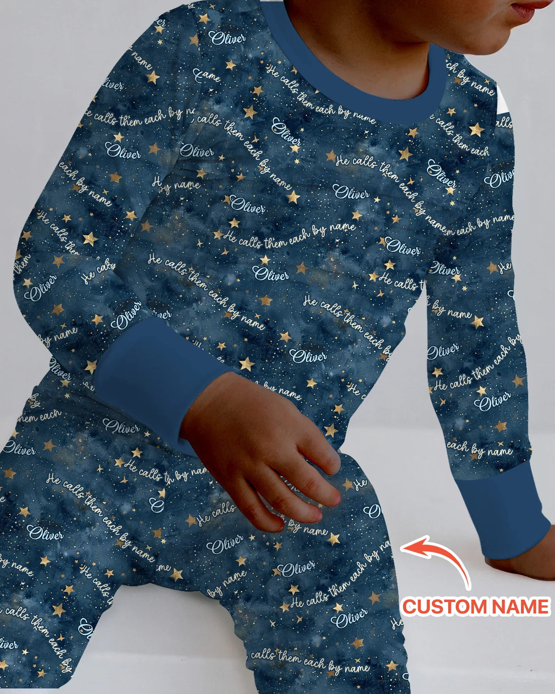 Called By Name — Personalized  Bamboo Two Piece Long Sleeve Pajama Set