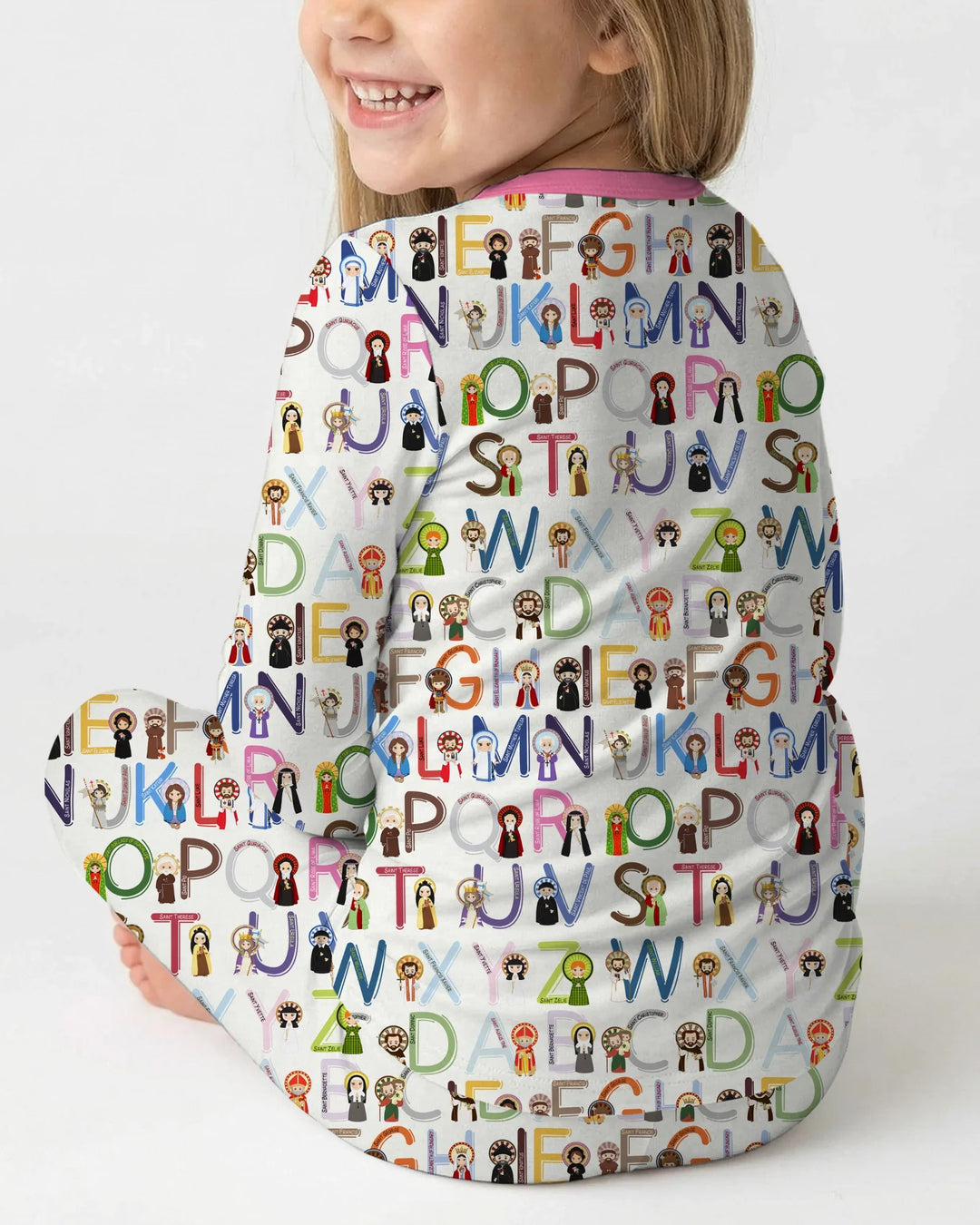 Saint ABCs Bamboo Two Piece Long Sleeve Pajama Set