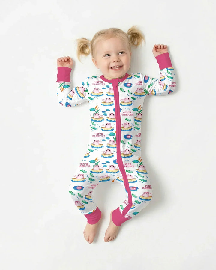 Hoppy Passover Family Matching Bamboo Convertible Zippy