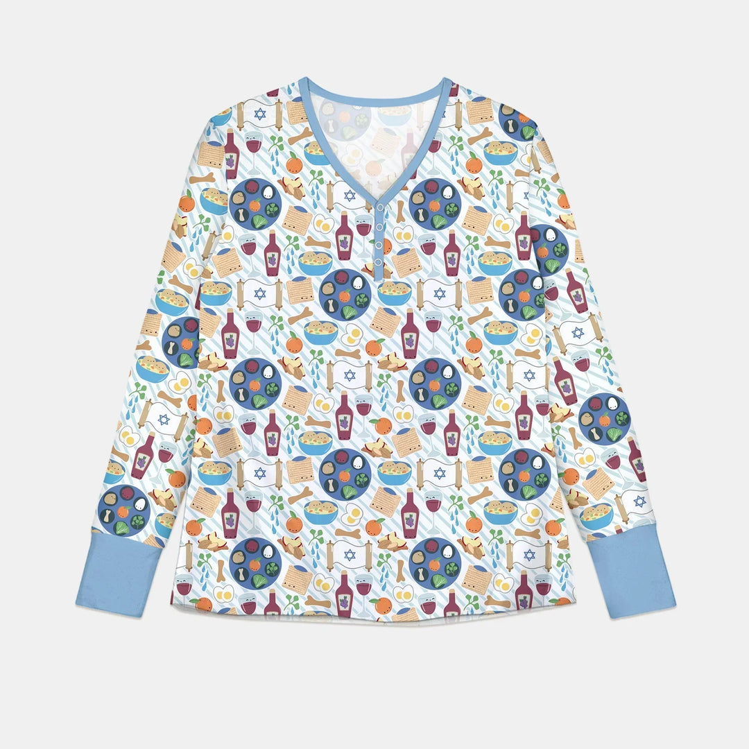 Passover Meal Bamboo Women Pajama Set
