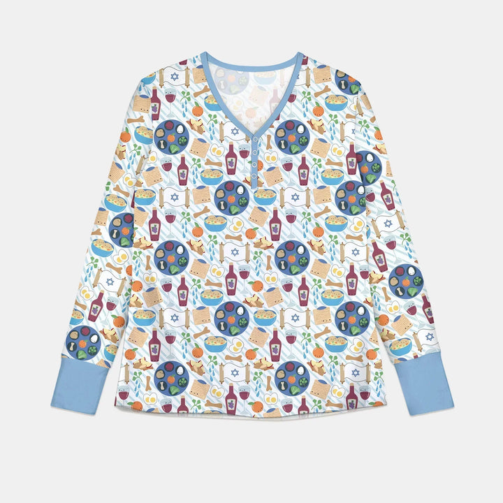 Passover Meal Bamboo Women Pajama Set