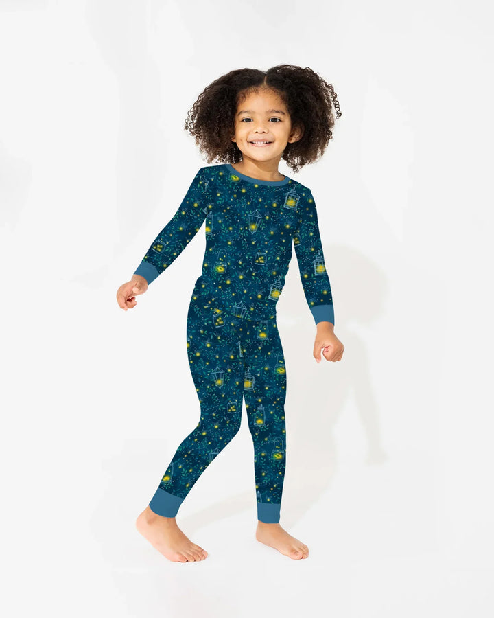 Firefly Evening Forest Bamboo Two Piece Long Sleeve Pajama Set