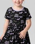 Halloween Butterflies Bamboo Twirl Dress