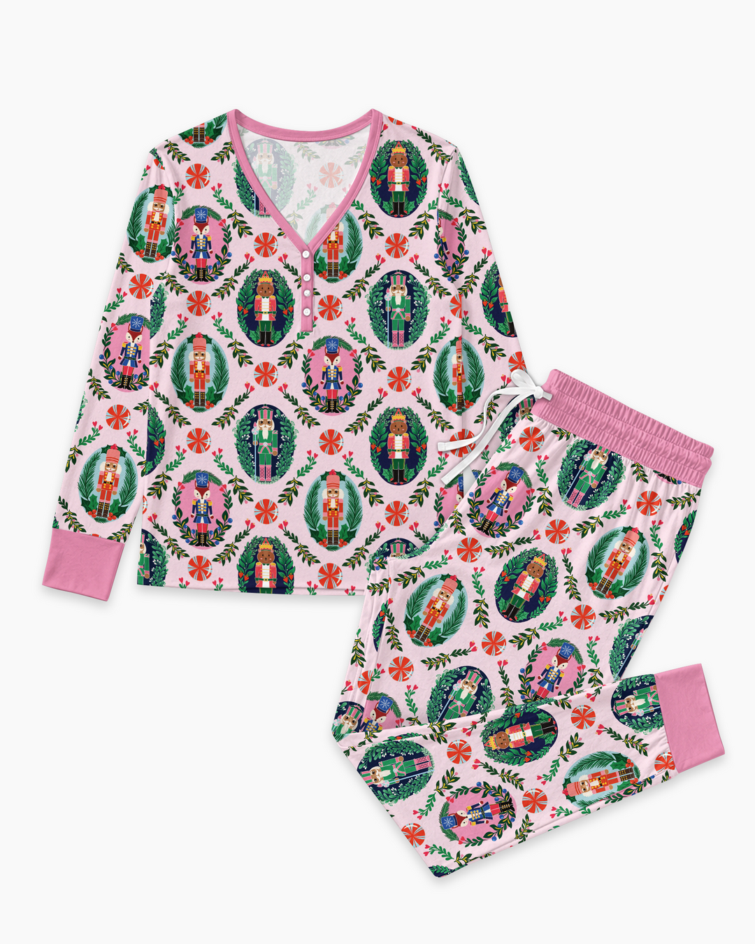 Whimsical Nutcracker Bamboo Women Pajama Set
