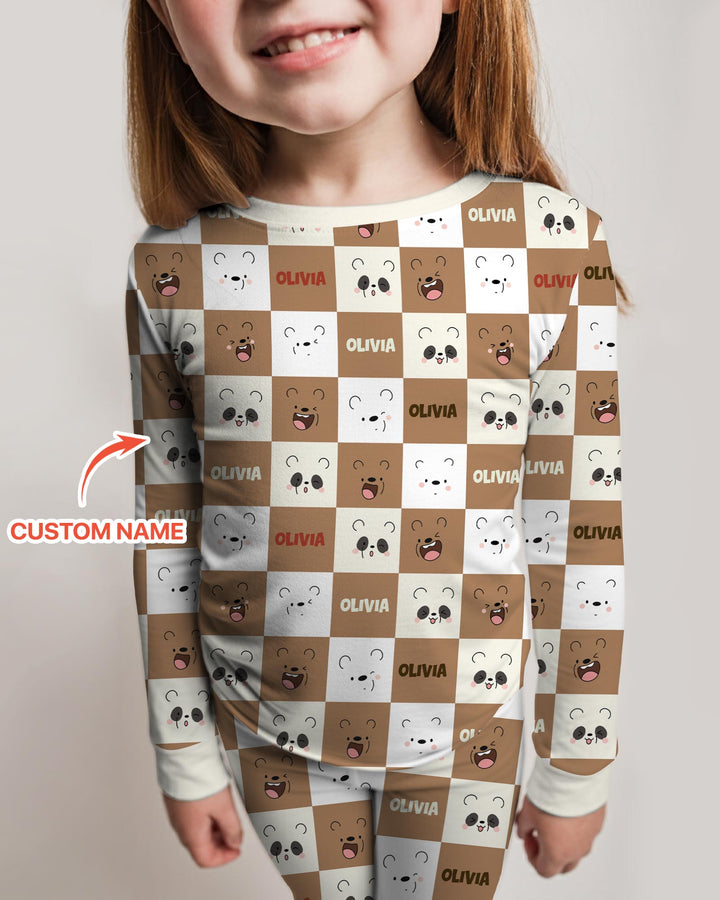 I Am Baby Bears Bamboo Two Piece Long Sleeve Pajama Set