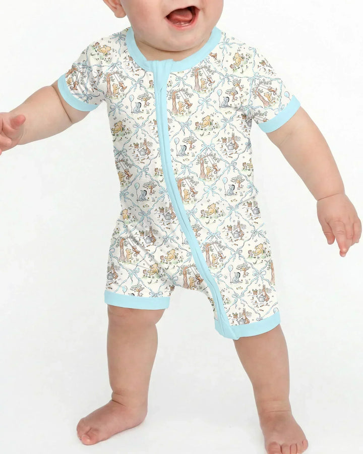 Spring Meadow Friends Bamboo Shorty Zippy