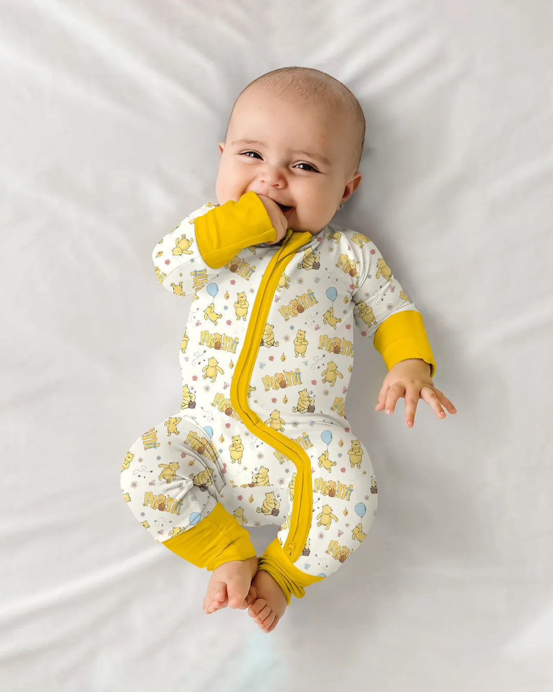 Mama & Mini Honey Bear Bamboo Convertible Zippy