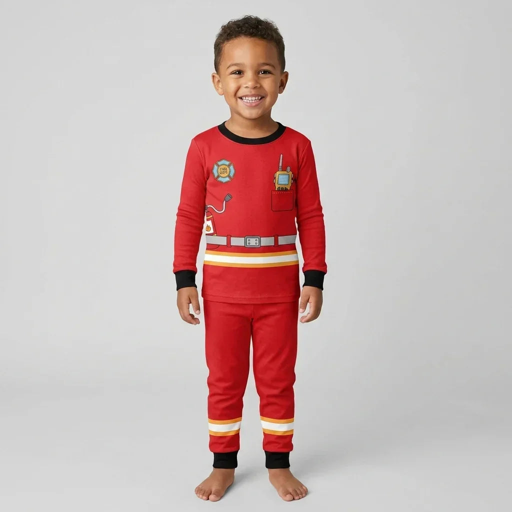 Template Bamboo Two Piece Long Sleeve Pyjamas Set