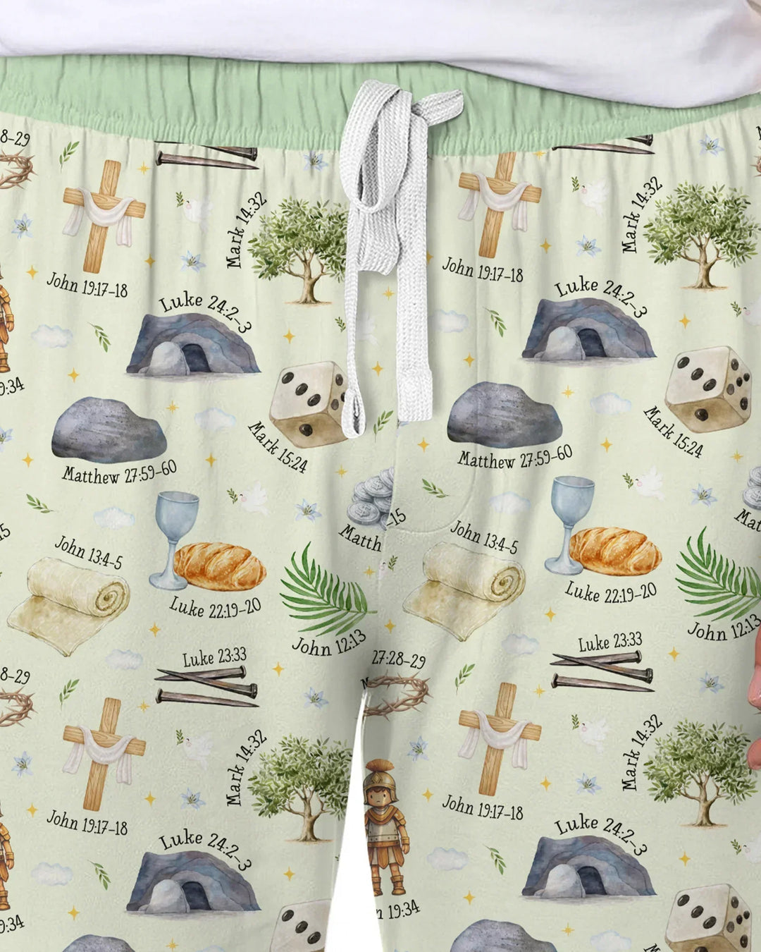 He Is Risen Family Matching Bamboo Men's Pajama Set
